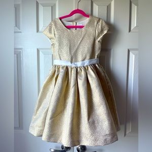Gymboree Gold Christmas Dress